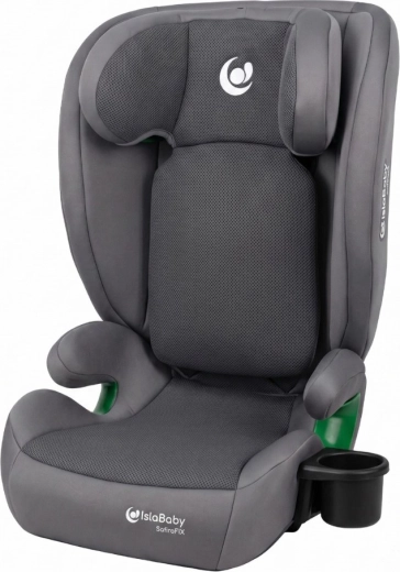 IslaBaby SafiroFix i-Size seggiolino auto 100–150 cm (15–36 kg) ISOFIX mesh grey