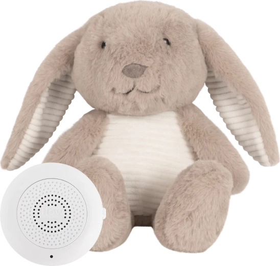 Coniglietto di peluche Flow con battito cardiaco Milo brown - 1 pezzo