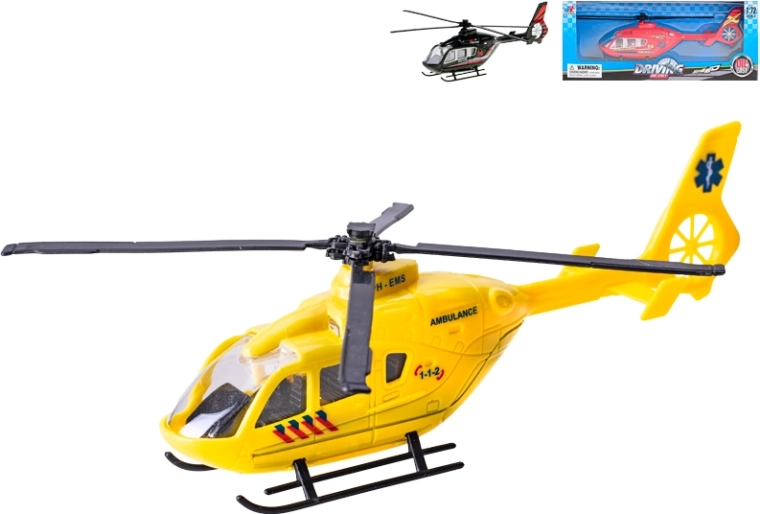 Modello in metallo di elicottero 1:72