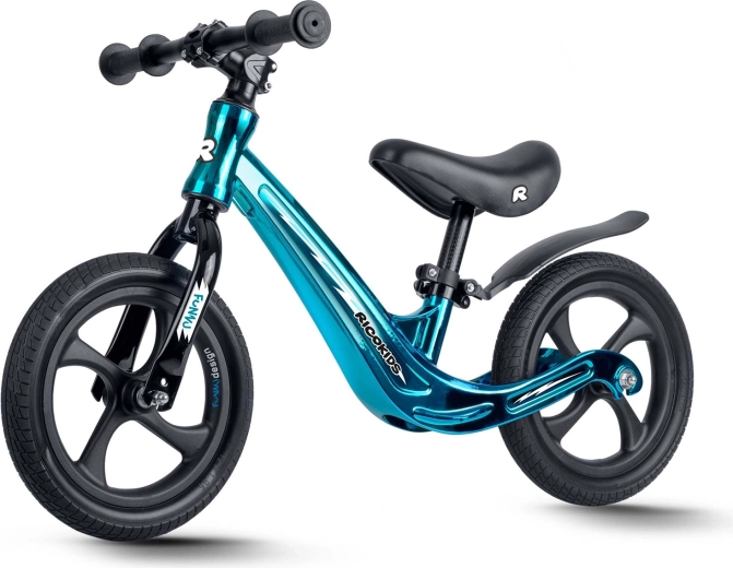 Ricokids Funnu bicicletta senza pedali per bambini con telaio in magnesio 12"