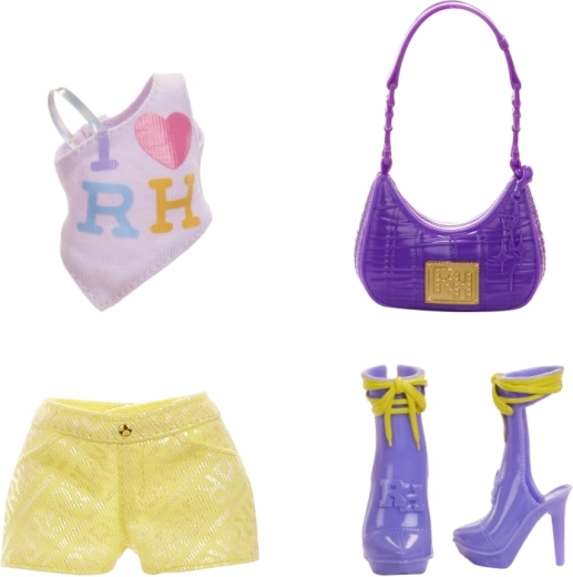 Outfit alla moda e borsetta