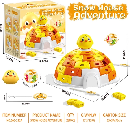 Gioco da tavolo per bambini Igloo con paperella