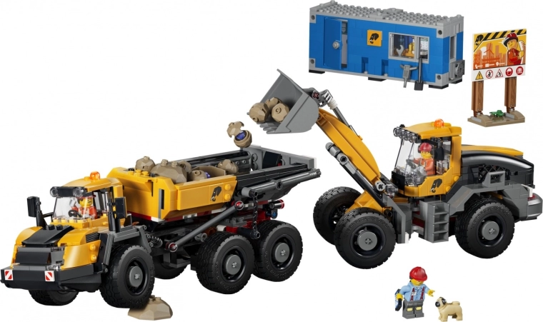 Ufficio di cantiere portatile e accessori per inventare storie