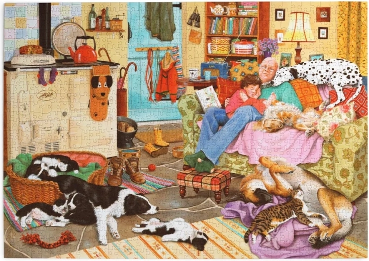 Puzzle House of Puzzles Relax del cane 1000 pezzi