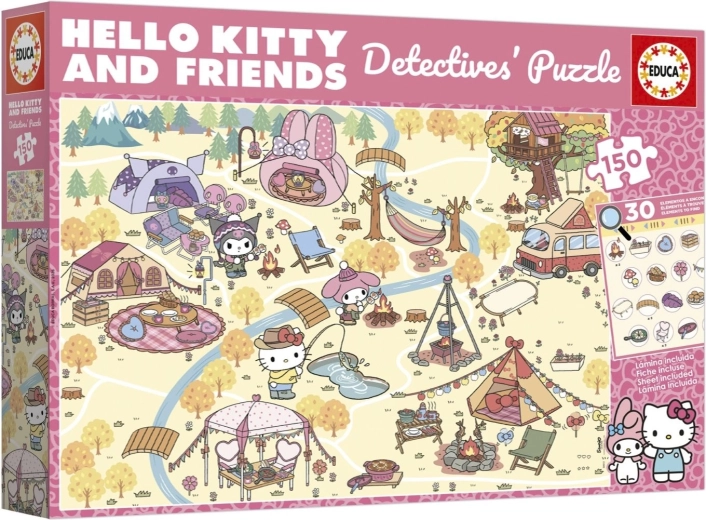 Puzzle detective Educa Hello Kitty & amici 150 pezzi