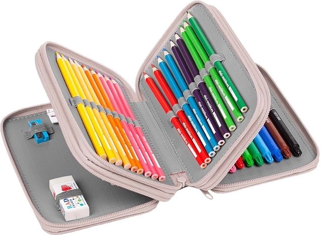 39 + 4 passanti elastici per il materiale di scrittura