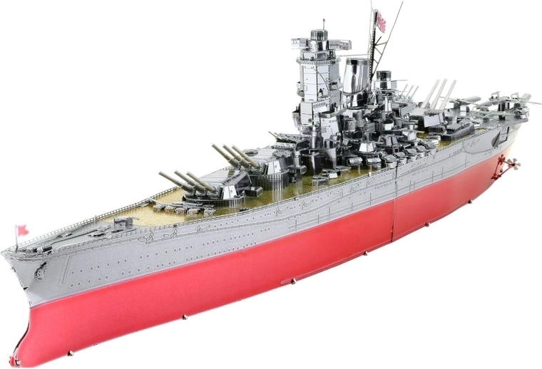 Metal Earth ICONX puzzle 3D in metallo nave da guerra Yamato