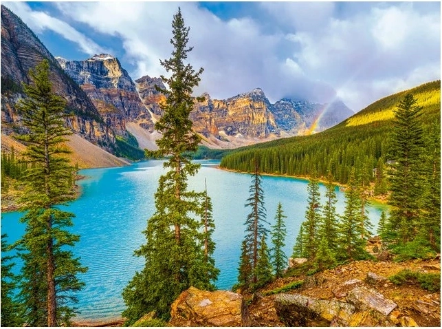 Puzzle CASTORLAND Moraine Lake, Canada – 2000 pezzi