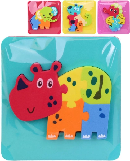 Puzzle in schiuma a forma di animaletto da bagno - 1 pezzo