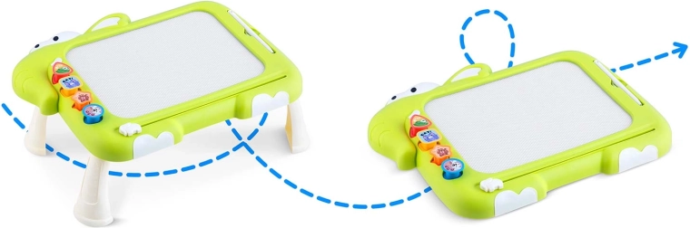 Tavolino con gambe per un gioco comodo