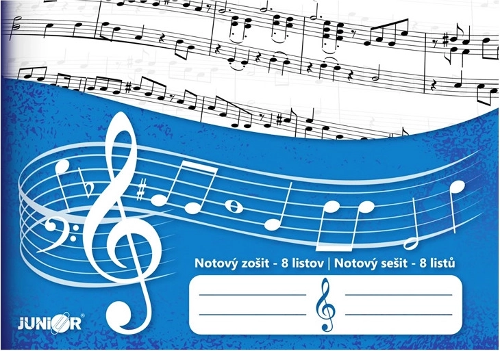 Quaderno musicale junior 8 fogli