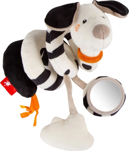 Sigikid spirale evolutiva dalmata con sonaglio e specchietto 35 cm