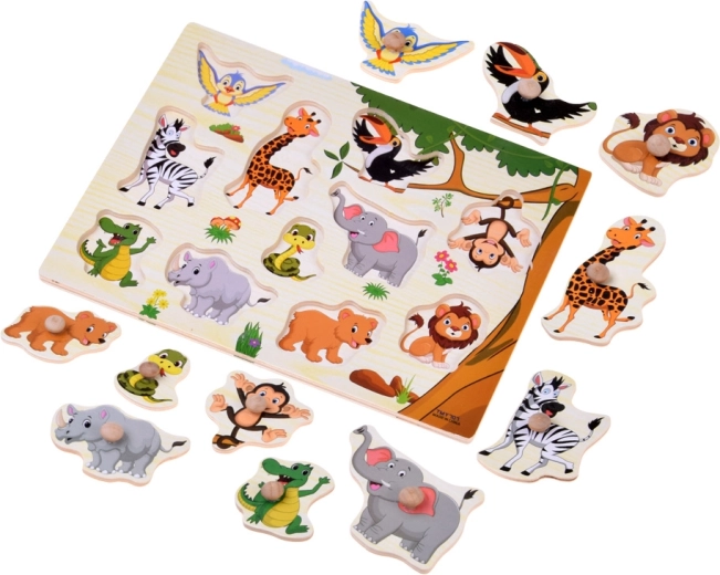 Tema giungla e 11 animali