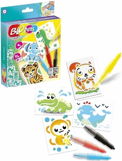 Blopens mini set animali – set aerografo creativo per bambini