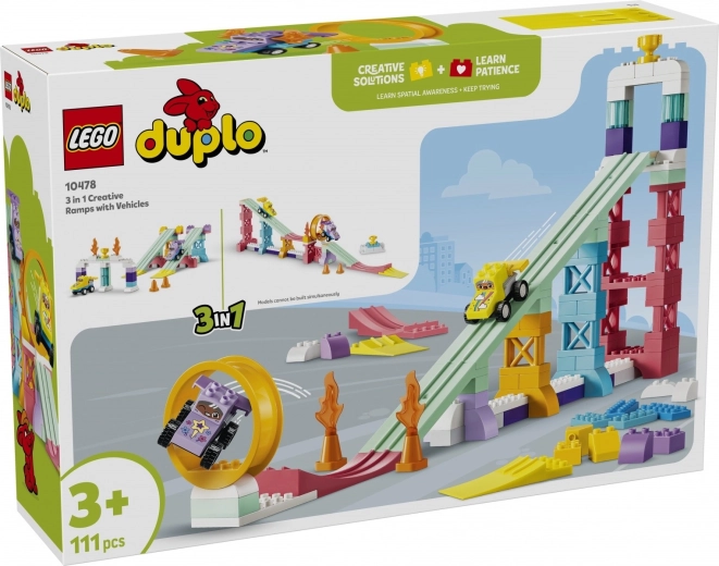 LEGO DUPLO rampe creative 3 in 1 con veicoli