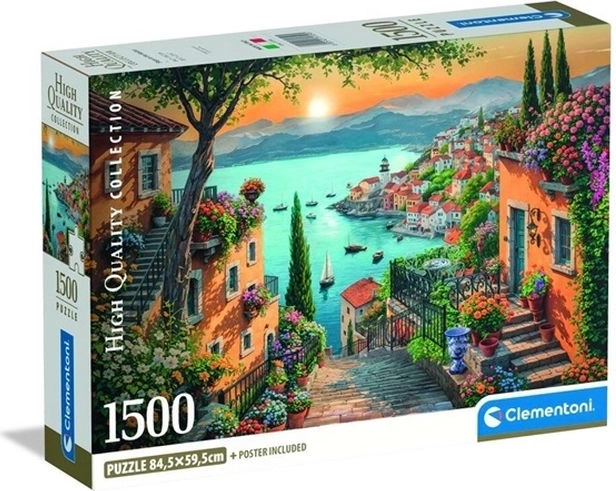 Puzzle Clementoni Compact Steps to the Harbor da 1500 pezzi