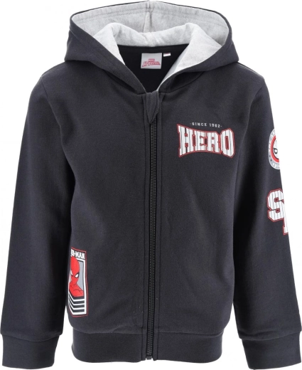 Felpa con cappuccio e zip da bambino Spider-Man