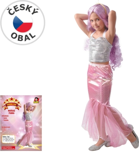 Costume di carnevale da sirena per bambine