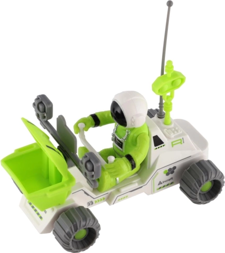 Dettagli realistici e cockpit con astronauta