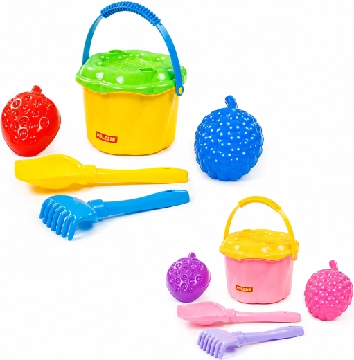 Set da sabbia per bambini con secchiello e setaccio (6 pezzi)