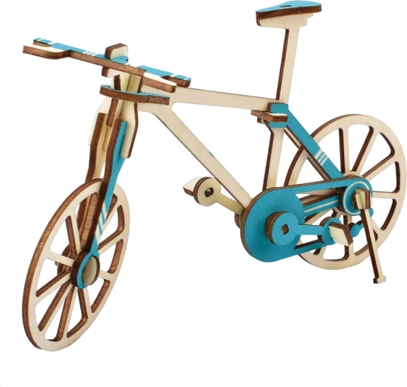 Puzzle 3D in legno Woodcraft bicicletta