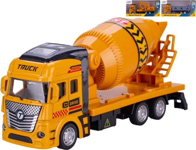 Auto da costruzione in metallo 19 cm con retrocarica