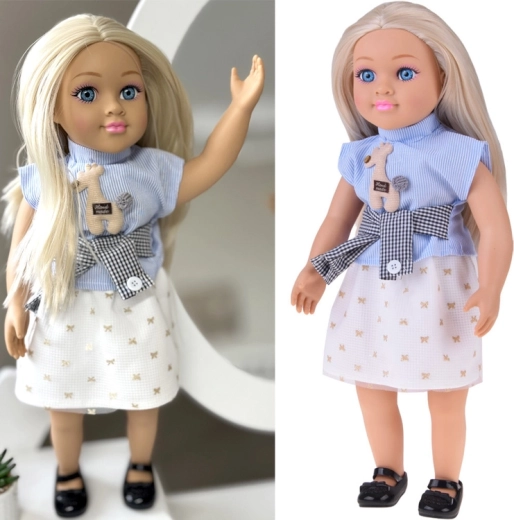 Grande bambola alla moda May May da 48 cm con melodia e corpo morbido