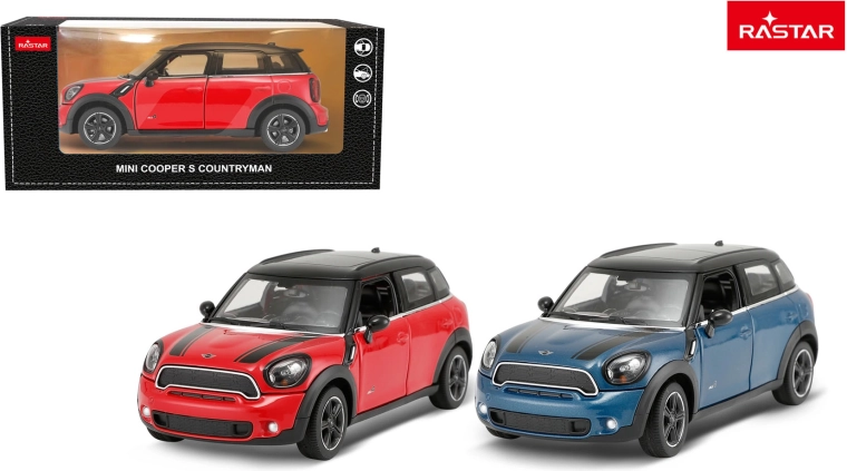 Modello di auto Rastar Mini Countryman 1:24 blu