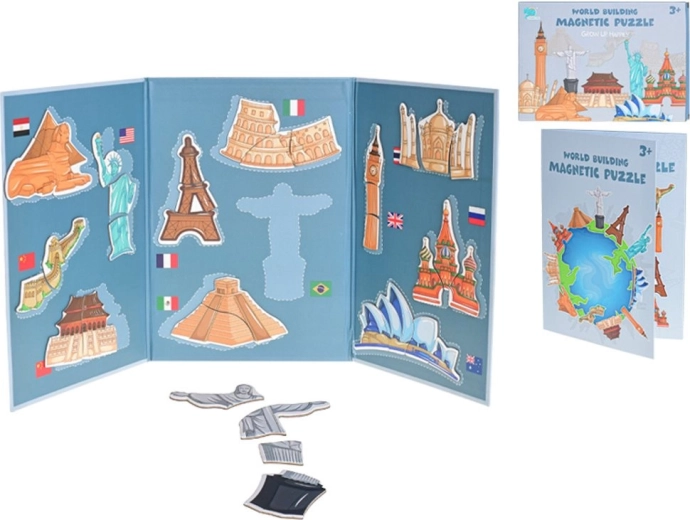 Puzzle magnetico Monumenti del Mondo