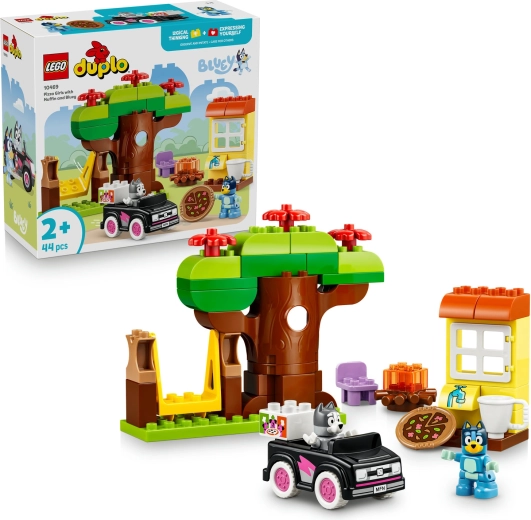 LEGO DUPLO Bluey Pizzeria con Muffin e Bluey