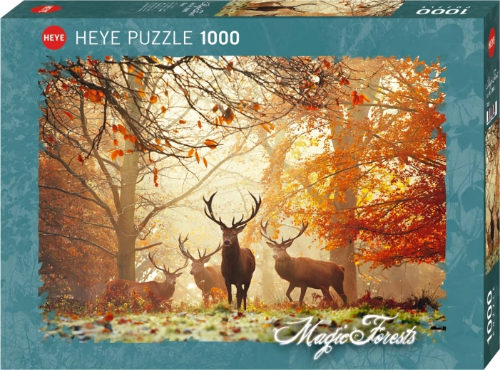 Puzzle Heye Foreste magiche: Cervi, 1.000 pezzi