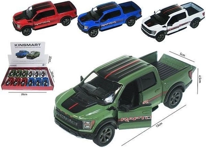 Auto Ford F-150 Raptor 2022 a frizione (pull-back) con porte apribili