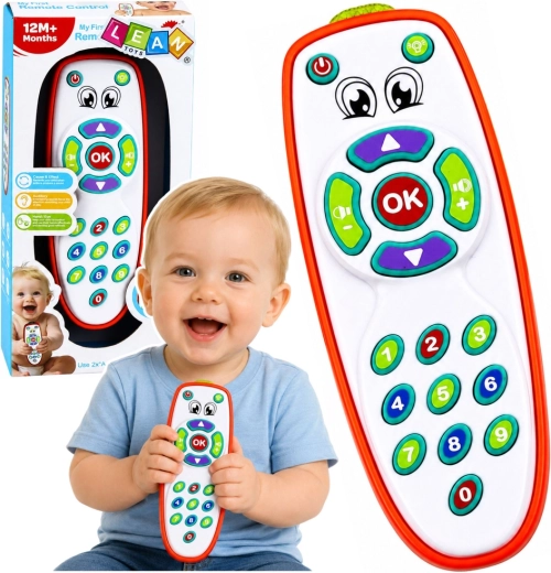 Telecomando educativo interattivo per bambini con luci e regolazione del volume
