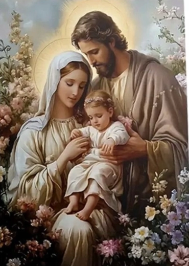 Dipinto secondo i numeri – Sacra Famiglia 40 × 50 cm