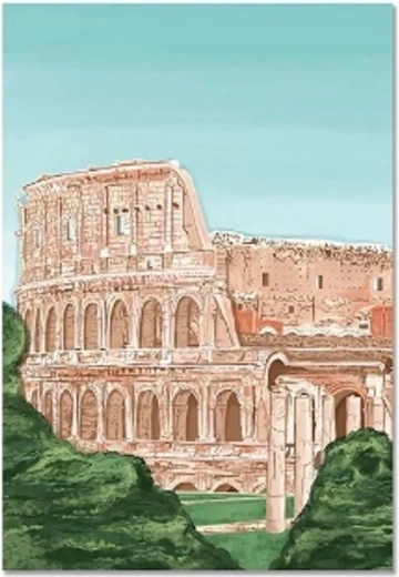 Norimpex Dipingere con i numeri Roma Colosseo 40 × 50 cm