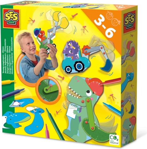 Attività creative per bambini: dinosauri in movimento