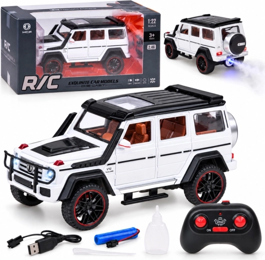 Auto radiocomandata Brabus G800 con luci LED ed effetto nebbia