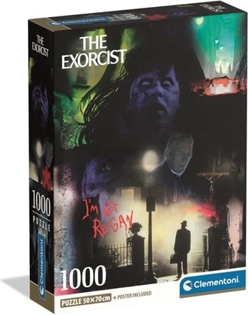 Puzzle Clementoni L’Esorcista – collage cinematografico horror da 1000 pezzi (compatto)