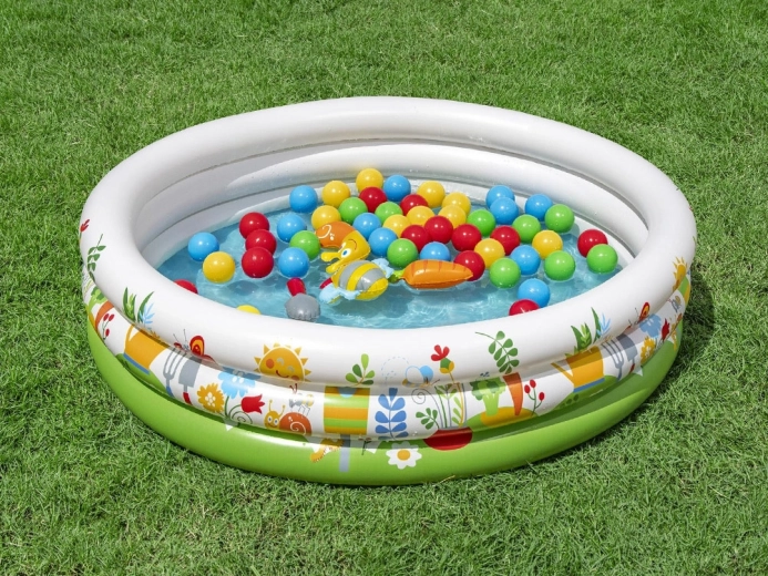 2 in 1: piscina a palline asciutta e piscinetta d’acqua
