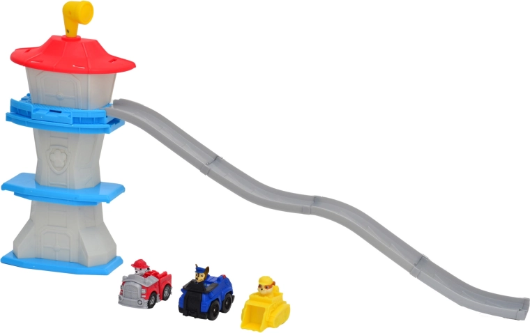 Torre con lunga rampa per discese dinamiche