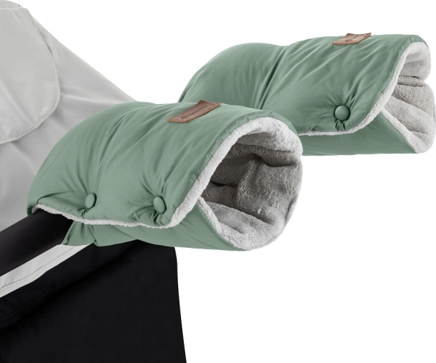 Petite&Mars muffole per passeggino Jasie pale eucalypt