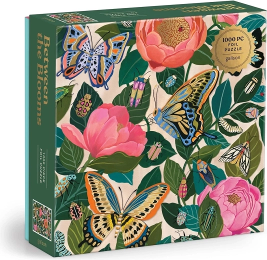 Puzzle laminato Galison Tra i fiori 1000 pezzi
