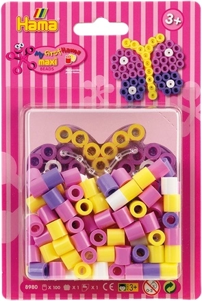 Hama Maxi set di perline da stirare farfalla