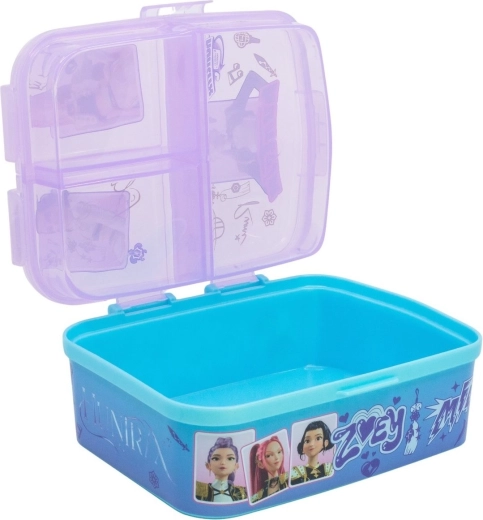 4 scomparti separati per la merenda senza mescolarsi
