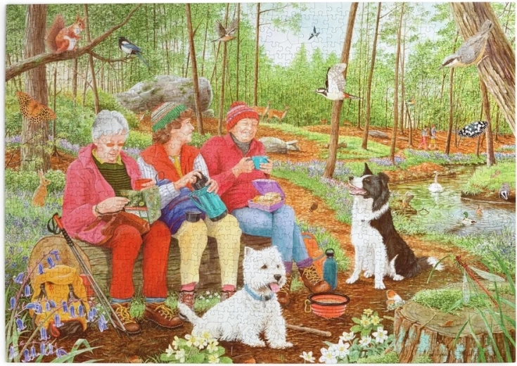Puzzle House of Puzzles Tempo per il tè, 1000 pezzi