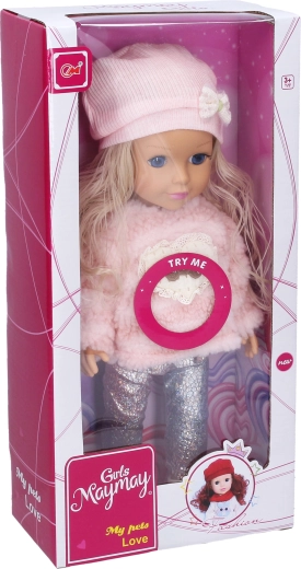 Bambola con cappellino 36 cm - 1 pezzo