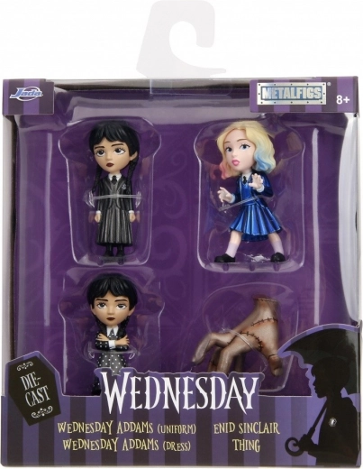 JADA figure in metallo Wednesday 4 pz 6,5 cm