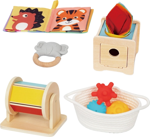 Set montessori completo per lo sviluppo dei sensi