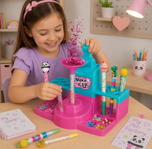 Decorazioni glitterate secondo la propria fantasia