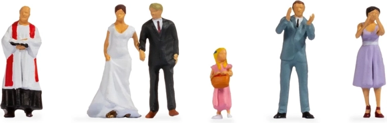 Noch set di personaggi al matrimonio